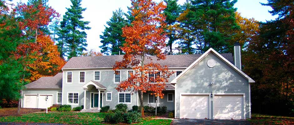 Deerfield and Ellington model homes at Farm, Bedford, MA